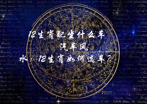 12生肖配坐什么车 汽车风水：12生肖如何选车？