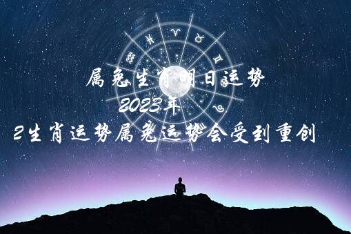 属兔生肖明日运势（2023年12生肖运势属兔运势会受到重创）