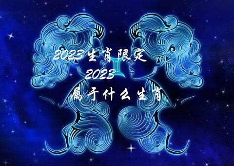 2023生肖限定（2023属于什么生肖）