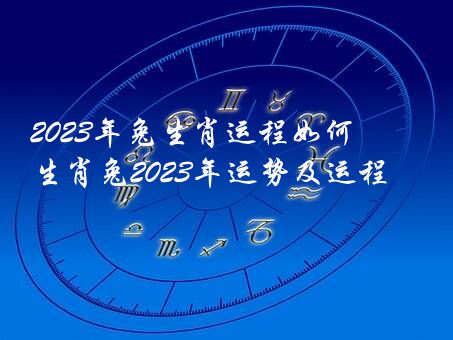 2023年兔生肖运程如何？生肖兔2023年运势及运程