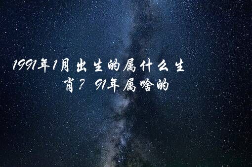 1991年1月出生的属什么生肖？91年属啥的