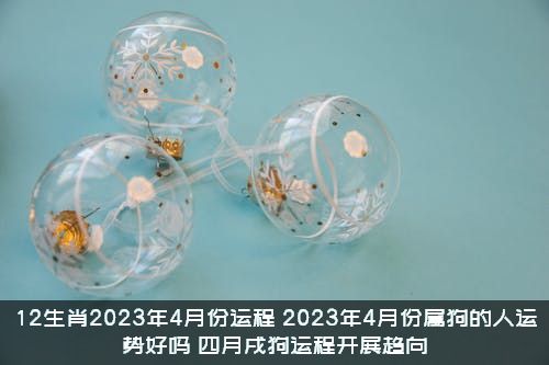 12生肖2023年4月份运程，2023年4月份属狗的人运势好吗？四月戌狗运程开展趋向？