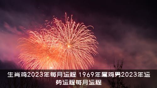 生肖鸡2023年每月运程（1969年属鸡男2023年运势运程每月运程）